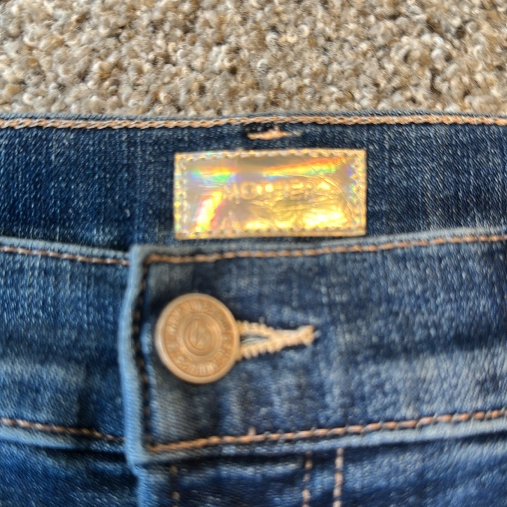 Mother Denim The Insider Crop Step Fray, Girl Crush, Size 30, EEUC - Picture 5 of 8